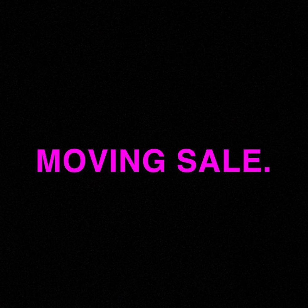 MOVING SALE